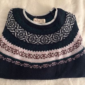 Navy Blue Hollister Knit Sweater